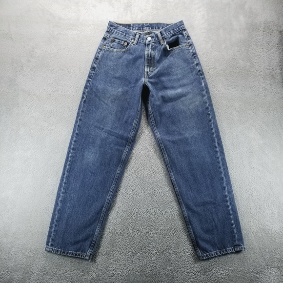 VTG Levis 560 Jeans Mens 30x32 Blue Loose Tapered Dark Wash Y2K Denim - Picture 1 of 9